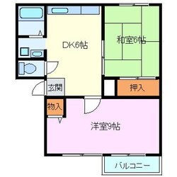 シティハイム杉山の物件間取画像